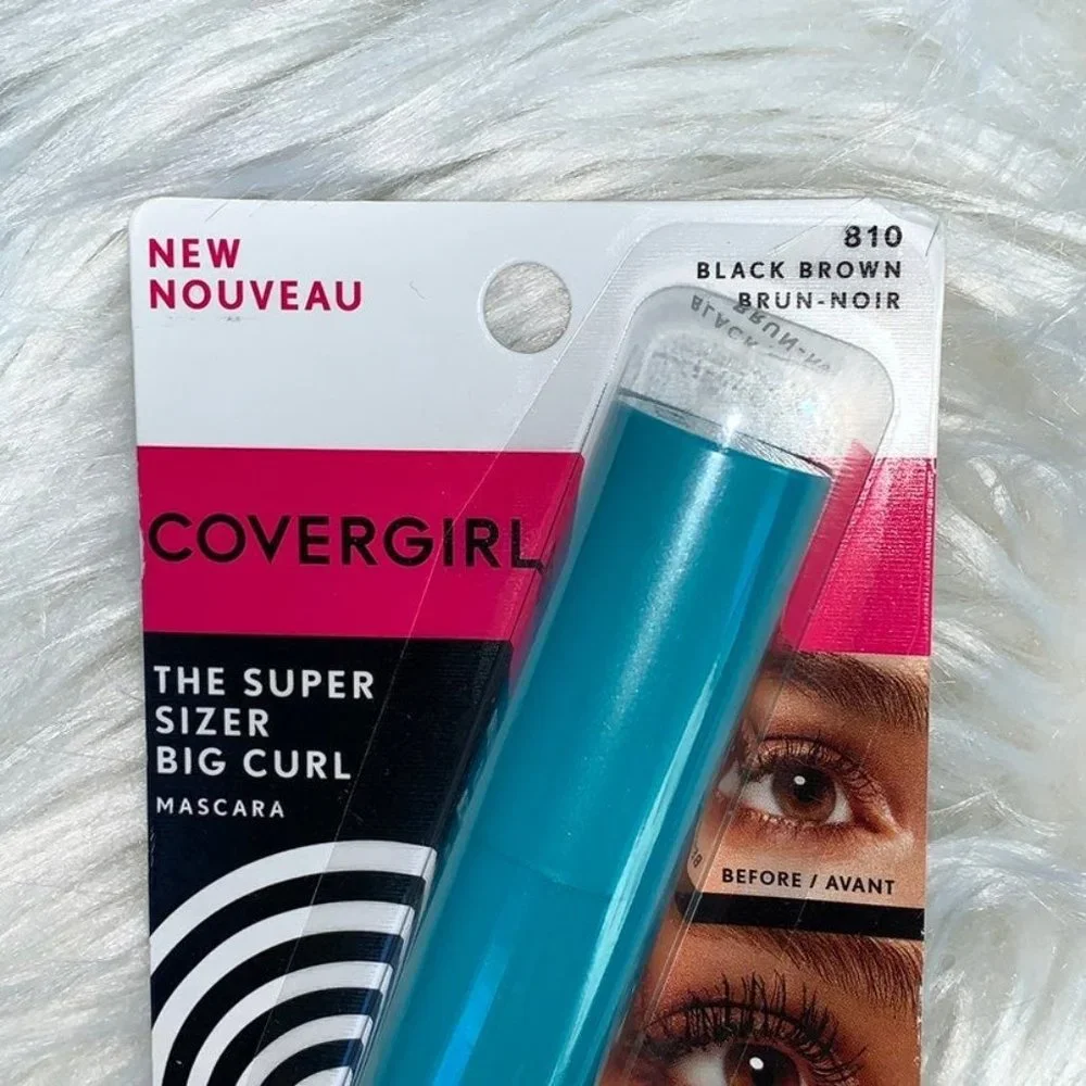 New Covergirl Super Sizer Big Curl Regular Mascara Black Brown